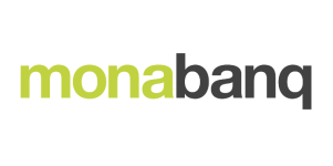 Monabanq Logo De loin la banque la plus proche.