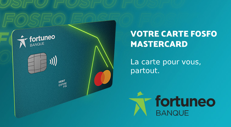 Fortuneo lance FOSFO : sa nouvelle carte gratuite et sans frais