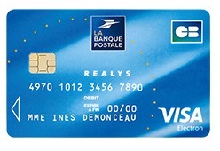 Carte Visa Réalys Banque Postale