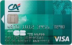 Carte Standard Visa Crédit Agricole