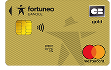 Carte bancaire - Fortuneo Banque - Mastercard Gold
