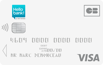 Carte Hello One de Hello Bank