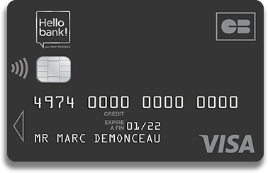 Carte Hello Prime de Hello Bank