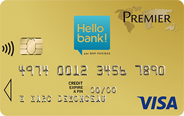 Carte Visa Premier de Hello Bank