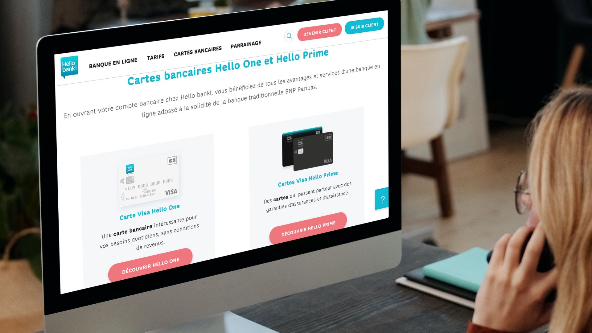 Les cartes bancaires commercialisées par Hello Bank