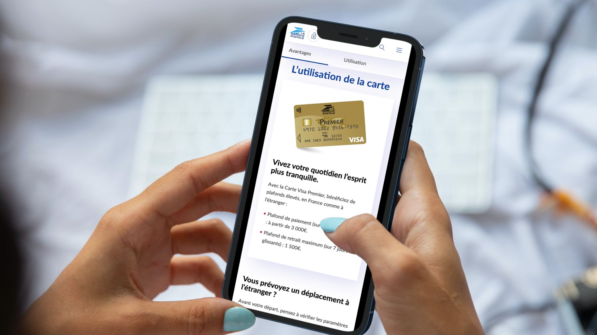 Carte Visa Premier Banque Postale : tous les avantages