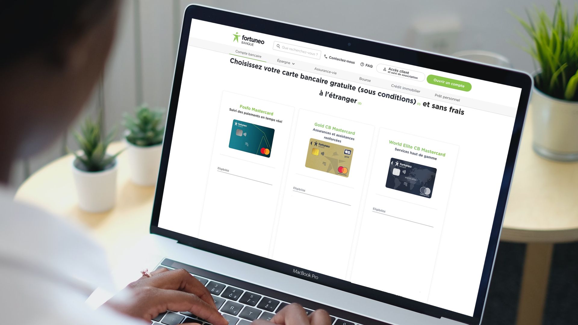 Toutes les cartes bancaires proposées par Fortuneo