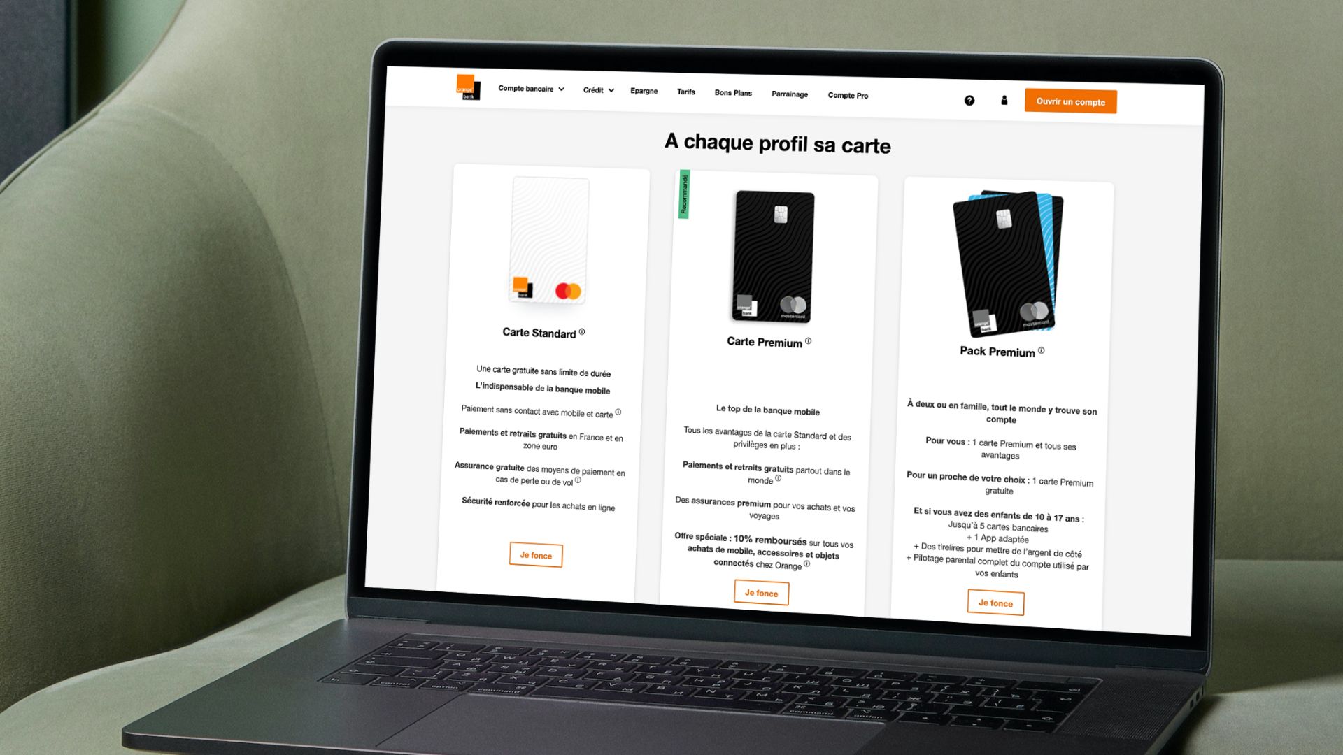 Orange Bank : quelle carte est faite pour moi ?