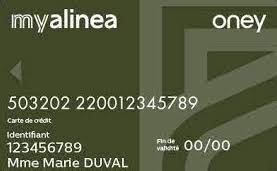 Oney carte Alinéa