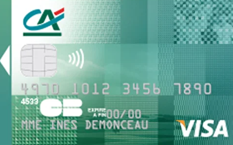 Carte Crédit Agricole Visa Classic 1