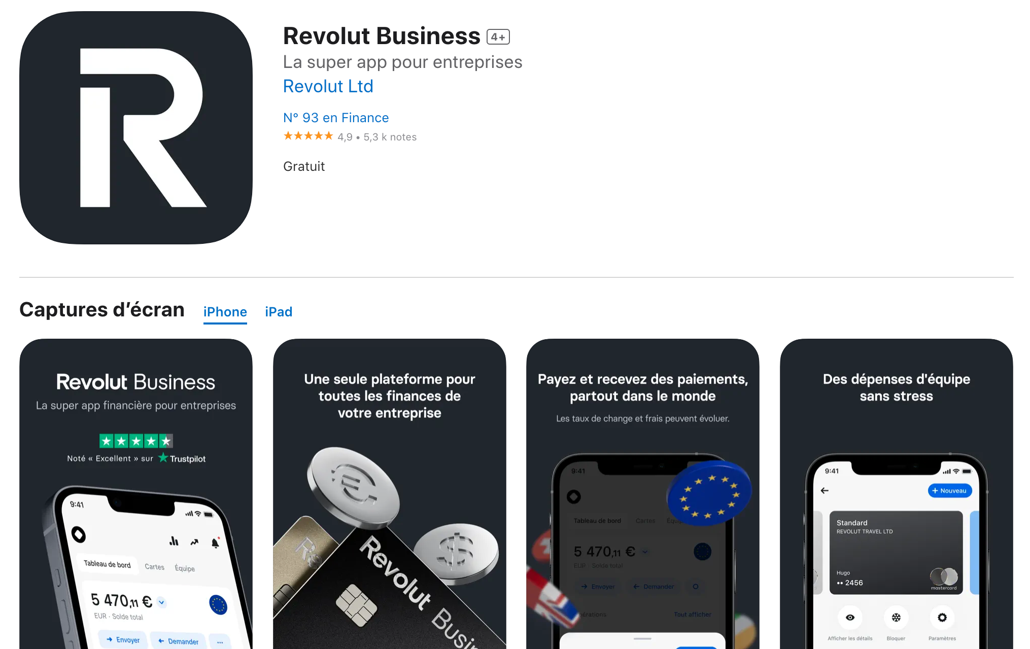 App Store Revolut Business