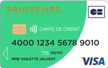 Carte Club Printemps Sofinco