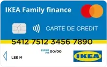 Carte partenaire Ikea Sofinco
