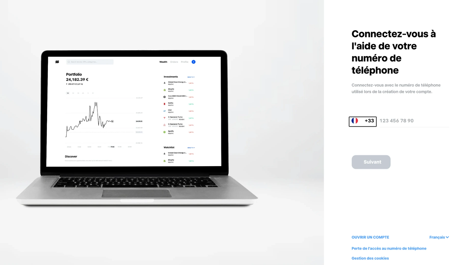 Connexion espace client Trade Republic