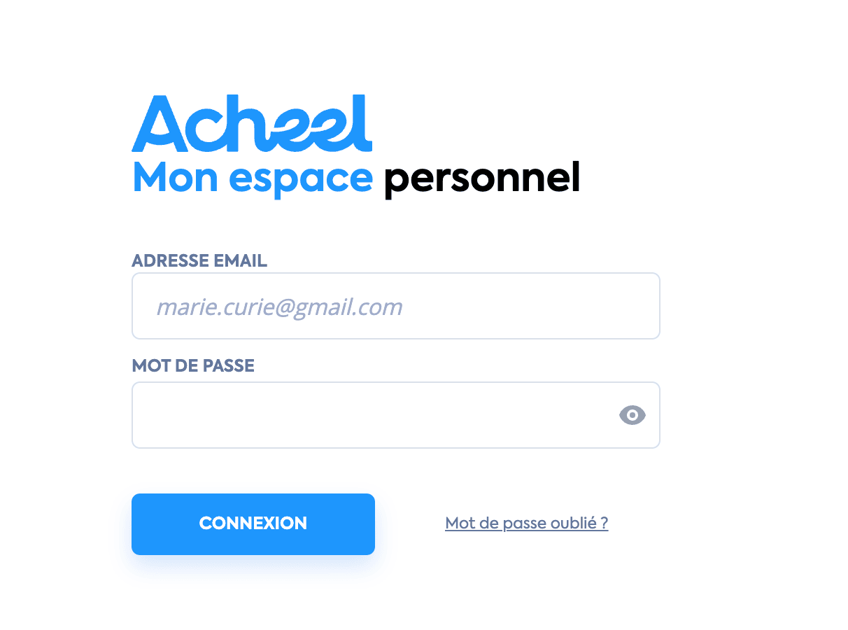 espace client acheel