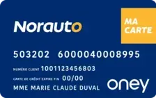 Carte Oney Norauto 2026