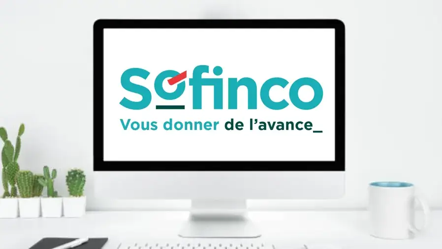 Logo Sofinco sur Ordinateur